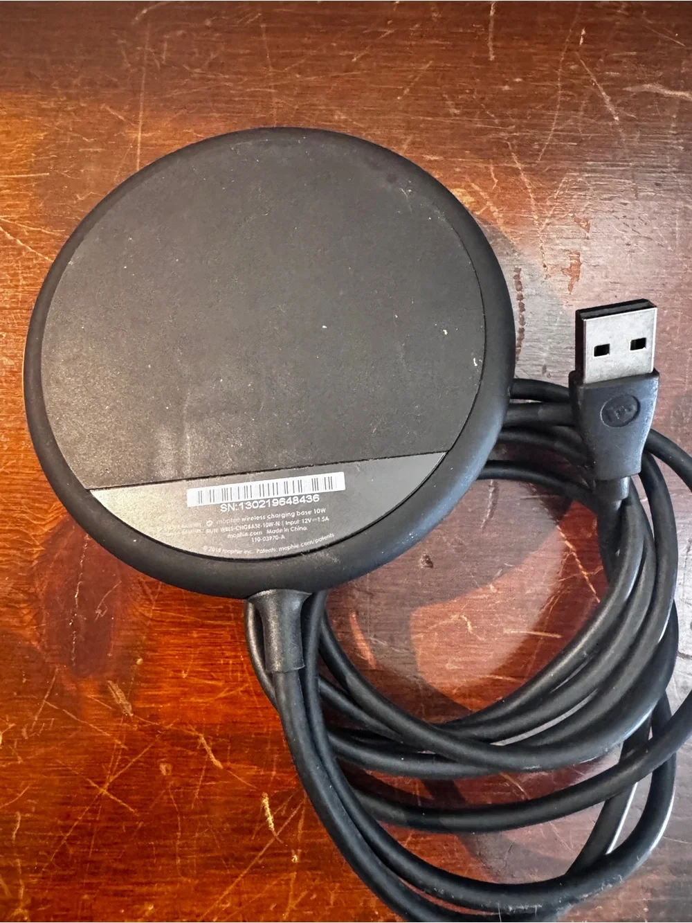 mophie Wireless Charging Pad - Black Matte